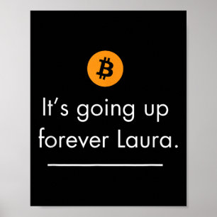 Poster Está Subindo Para Sempre Laura, Simples Bitmoney C