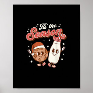 Poster Esta temporada Retro 70 e 80 Vintage Groovy Cute