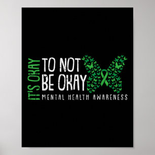 Poster Está Tudo Bem Não Estar Bem Saúde Mental Conscient