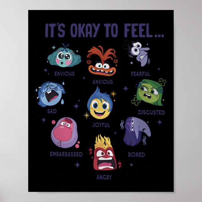 Poster Está Tudo Bem Sentir Todos Os Sentimentos (Frente)