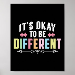 Poster Está Tudo Bem Ser Sensibilização Diferente Do Auti