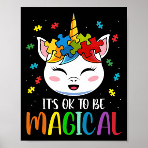 Poster Está tudo bem ser uma consciência mágica do autism