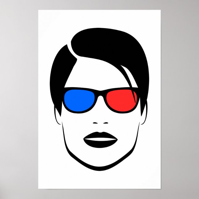 Poster Está tudo em 3D (Frente)