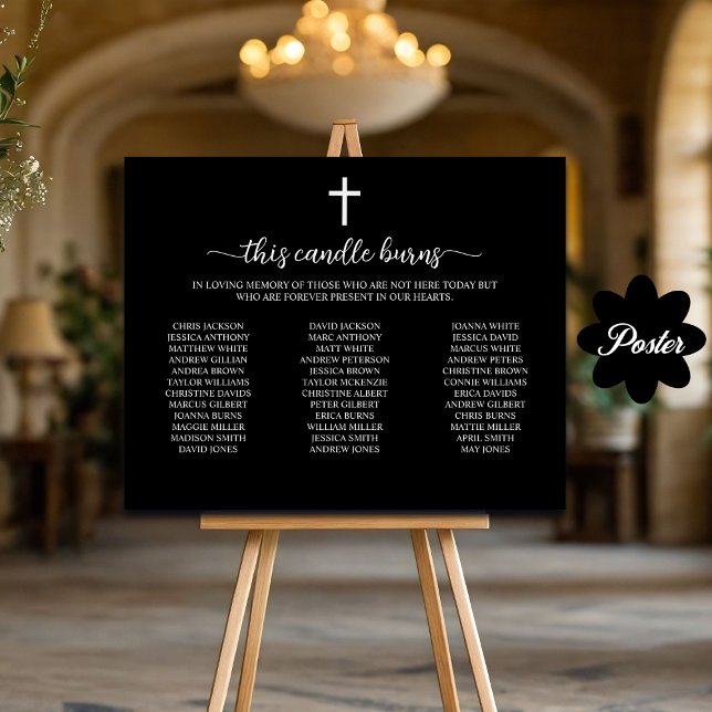 Poster Esta Vela Queimou O Memorial Da Reunião De Classe  (Criador carregado)