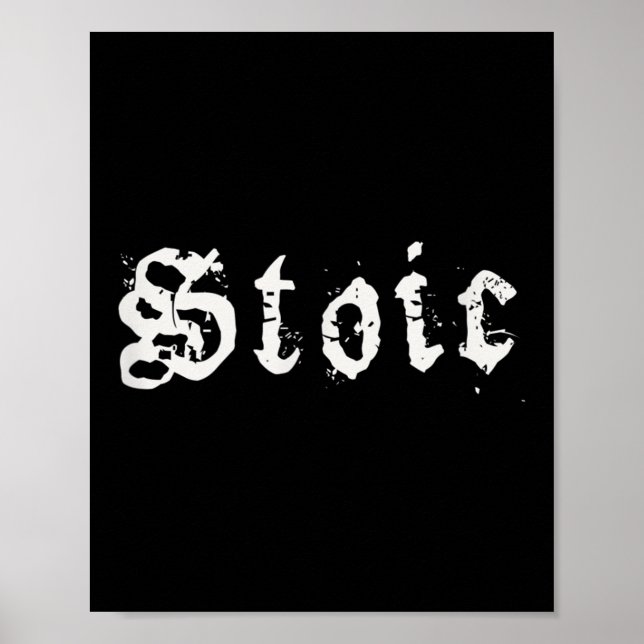Poster Estabilismo do Minimalismo Filosófico Hellenístico (Frente)