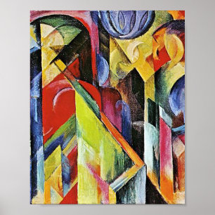 Poster estábulos de Franz Marc