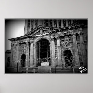 Póster Estação Central de Michigan