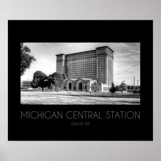 Póster Estação Central de Michigan
