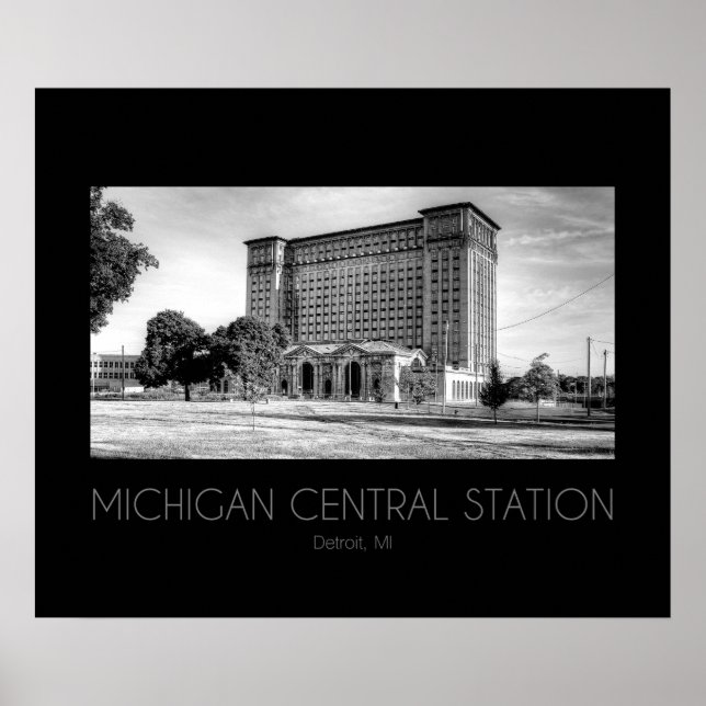 Póster Estação Central de Michigan (Frente)