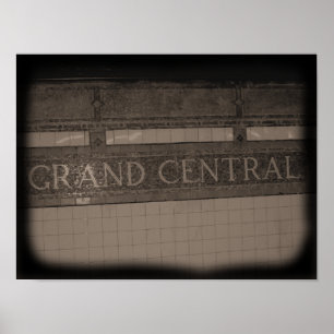Poster Estação central grande