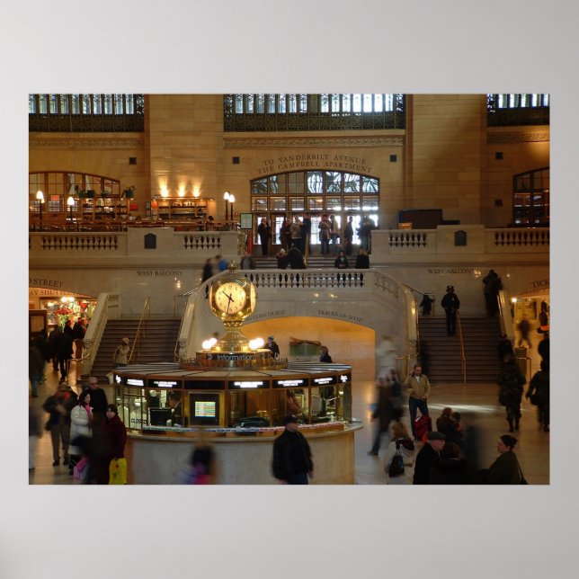 Poster Estação Central Grande, Nova Iorque (Frente)