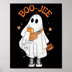 Poster Estação Cute Ghost Halloween Boujee Boo Jee