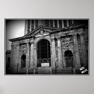 Póster Estação da central de Michigan