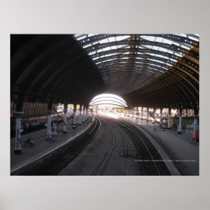 Póster Estação de caminhos-de-ferro de York, Inglaterra