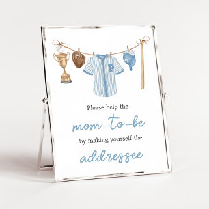 Poster Estação de Envelope Baseball Pequena Envelope de E