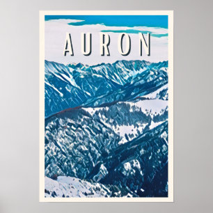 Poster Estação de esqui Auron