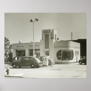 Poster Estação de gás