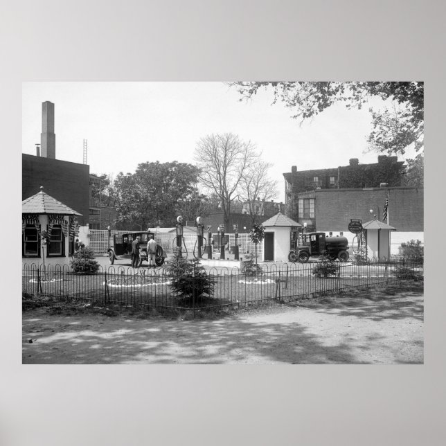 Póster Estação de gás 1920 (Frente)