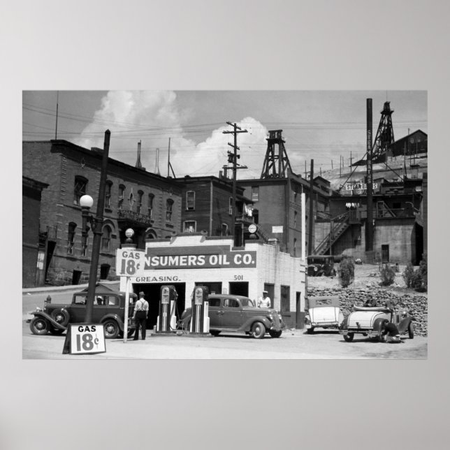 Póster Estação de gás, 1939 (Frente)