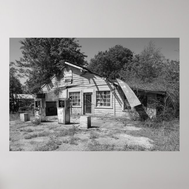 Póster Estação de gás abandonada (Frente)