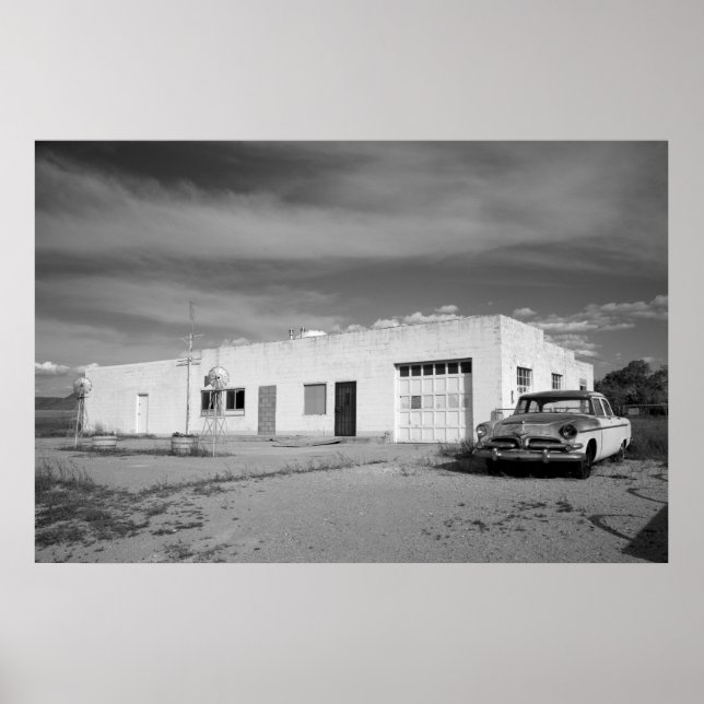 Poster Estação de gás abandonada (Frente)