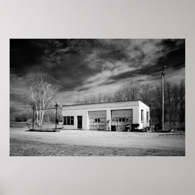 Póster Estação de gás abandonada (Frente)