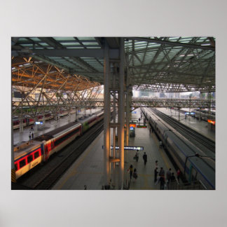 Póster estação de metrô