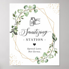 Poster Estação de Saneamento Eucalyptus Deixa Geométrica