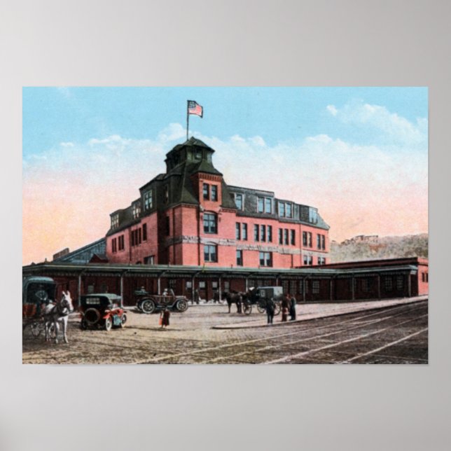 Póster Estação de trem da Pensilvânia de Pittsburgh (Frente)