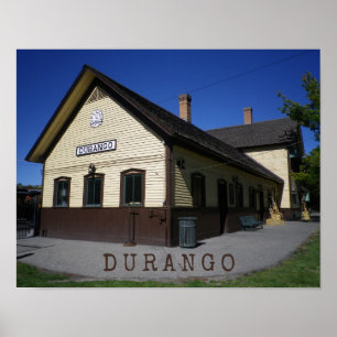 Poster Estação de Trem Durango & Silverton Durango Colora