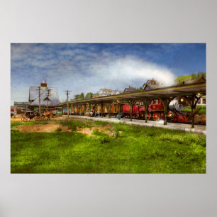 Poster Estação de Trem - Estação Central 1909