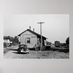 Poster Estação de trem Lothair (Maryland), 1937
