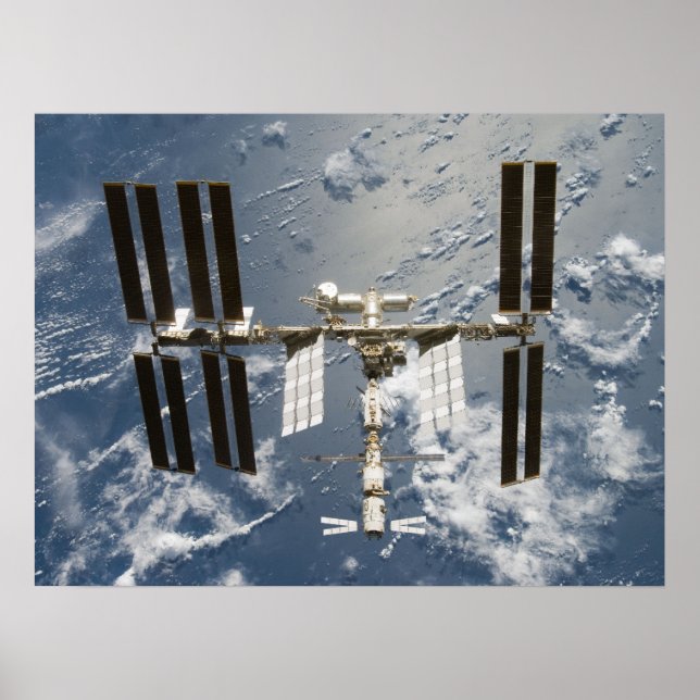 Póster Estação Espacial Internacional (ISS) (Frente)