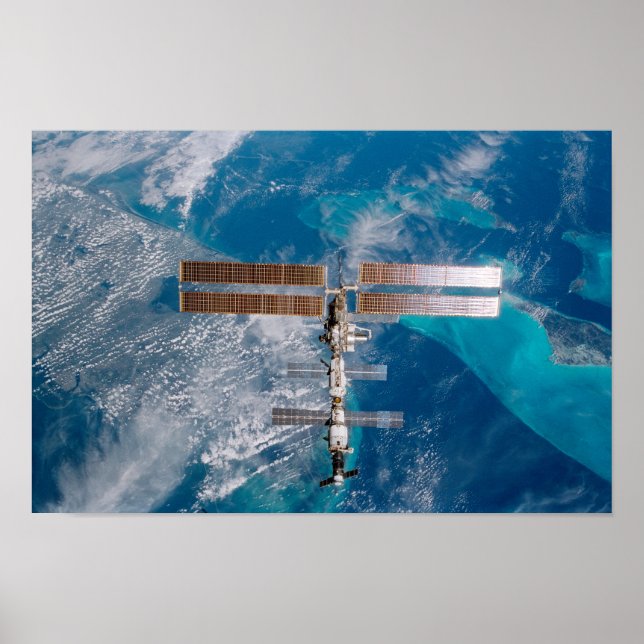 Póster Estação Espacial Internacional na Florida (Frente)