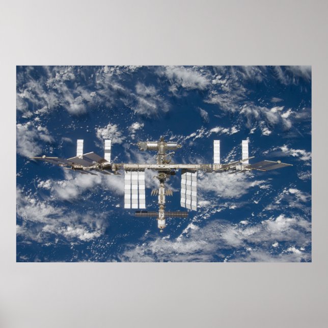 Póster Estação Espacial Internacional (STS-119) (Frente)