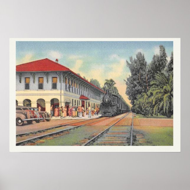 Poster Estação Ferroviária Boca Grande (Frente)