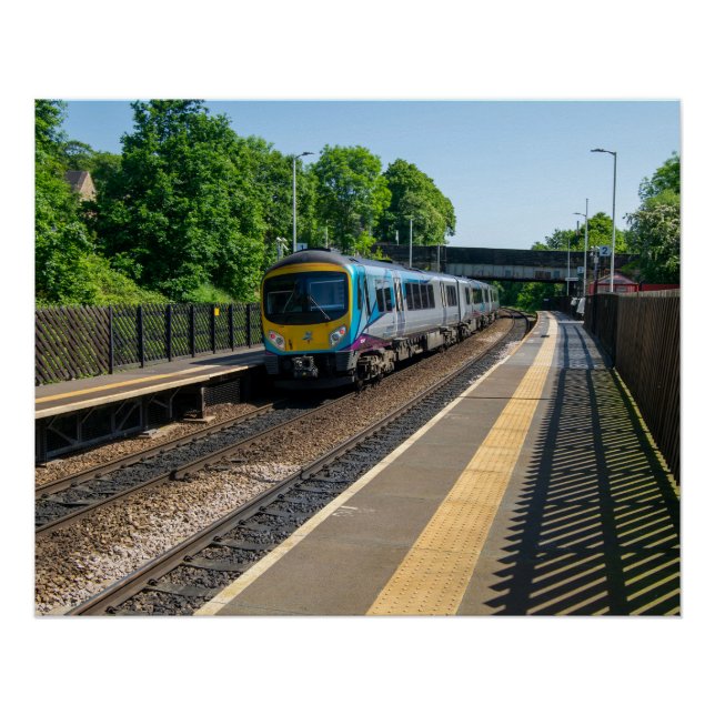 Póster Estação Ferroviária de Deighton, Huddersfield (Frente)