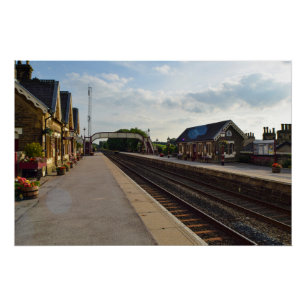 Póster Estação Ferroviária Histórica de Settle, Yorkshire