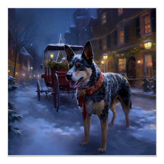 Póster Estação Festiva de Natal Australiana (Frente)