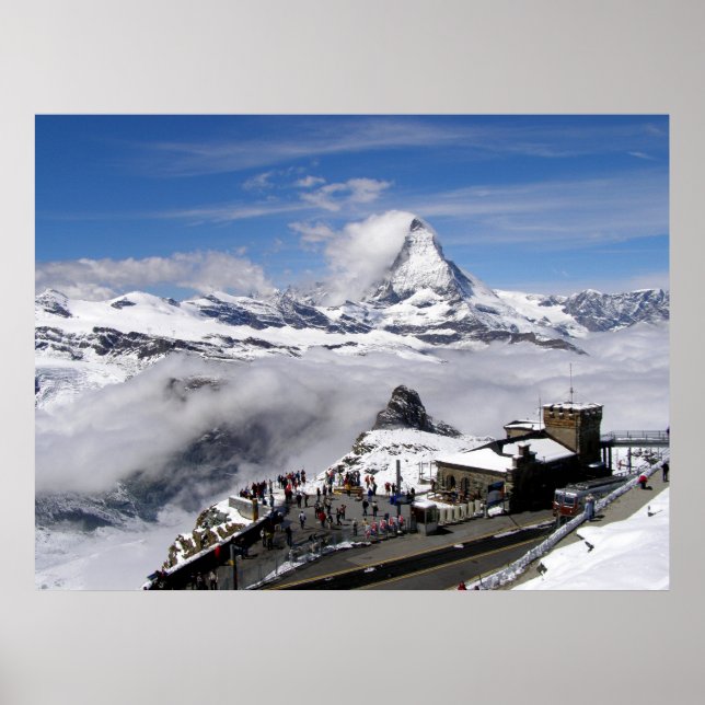 Póster Estação Matterhorn Mountain and Gornergrat (Frente)
