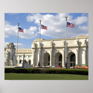 Póster Estação Union em Washington, D.C.
