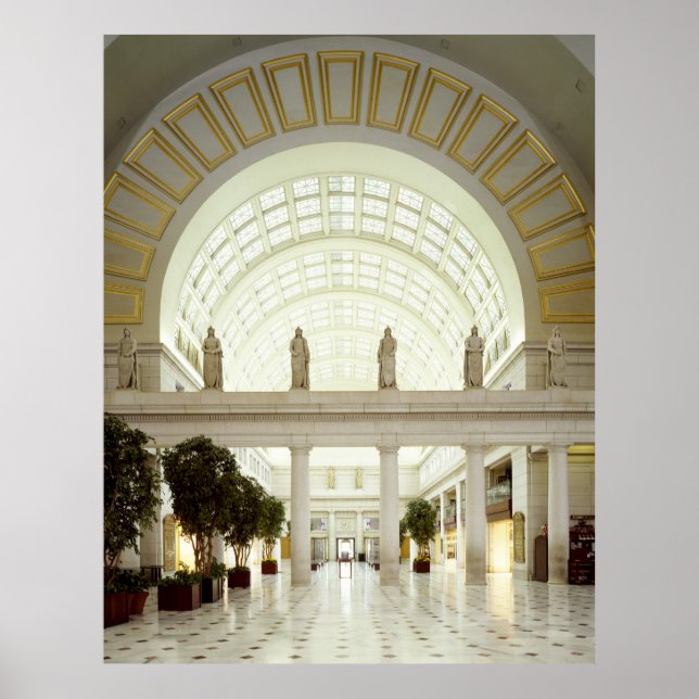 Póster Estação Union em Washington, D.C. (Frente)