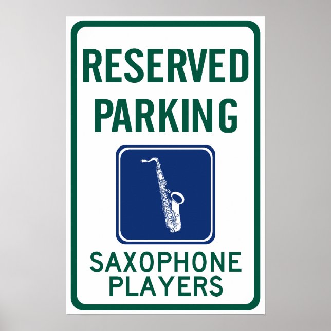 Poster Estacionadores saxofônicos (Frente)