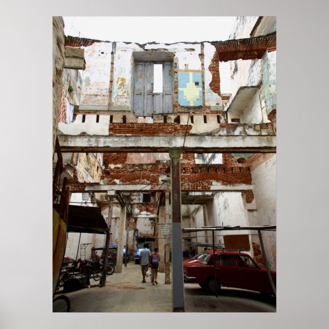 Póster Estacionamento ao ar livre (Frente)