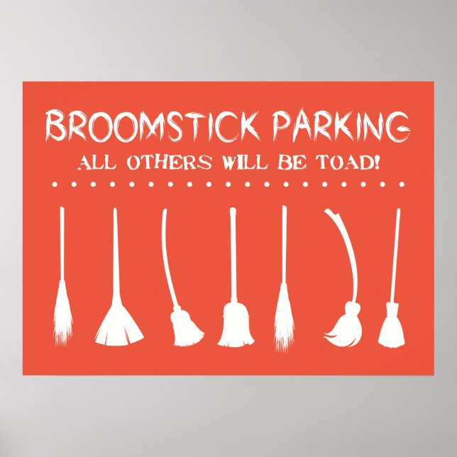 POSTER ESTACIONAMENTO BROOMSTICK (Frente)