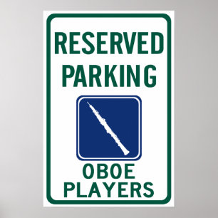 Poster Estacionamento dos jogadores de Oboe