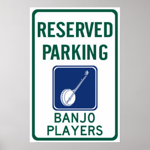 Póster Estacionamento dos jogadores do banjo