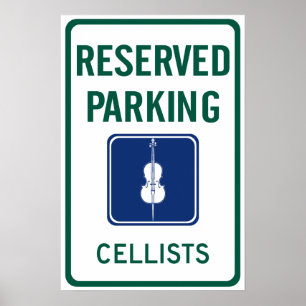 Poster Estacionamento dos violoncelistas