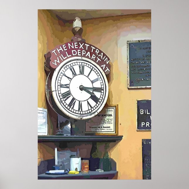 PÓSTER ESTAÇÕES DE COMBOIO (Frente)