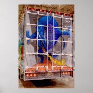 Póster Estada para trás 500 pés!